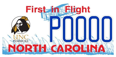 UNCP plate